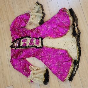 Halloween Magenta Pink Clown Costume
